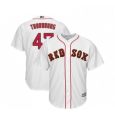 Youth Boston Red Sox 47 Tyler Thornburg Authentic White 2019 Gold Program Cool Base Baseball Jersey Youth Boston Red Sox 47 Tyler Thornburg Authentic White 2019 Gold Program Cool Base Baseball Jersey