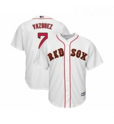 Youth Boston Red Sox 7 Christian Vazquez Authentic White 2019 Gold Program Cool Base Baseball Jersey Youth Boston Red Sox 7 Christian Vazquez Authentic White 2019 Gold Program Cool Base Baseball Jersey