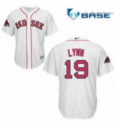 Youth Majestic Boston Red Sox 19 Fred Lynn Authentic White Home Cool Base 2018 World Series Champions MLB Jersey Youth Majestic Boston Red Sox 19 Fred Lynn Authentic White Home Cool Base 2018 World Series Champions MLB Jersey