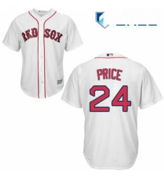 Youth Majestic Boston Red Sox 24 David Price Replica White Home Cool Base MLB Jersey Youth Majestic Boston Red Sox 24 David Price Replica White Home Cool Base MLB Jersey