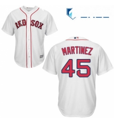 Youth Majestic Boston Red Sox 45 Pedro Martinez Authentic White Home Cool Base MLB Jersey Youth Majestic Boston Red Sox 45 Pedro Martinez Authentic White Home Cool Base MLB Jersey