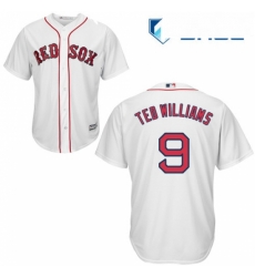 Youth Majestic Boston Red Sox 9 Ted Williams Replica White Home Cool Base MLB Jersey Youth Majestic Boston Red Sox 9 Ted Williams Replica White Home Cool Base MLB Jersey