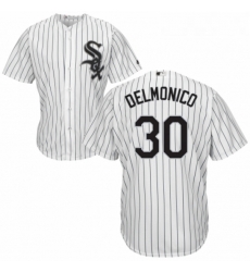 Youth Majestic Chicago White Sox 30 Nicky Delmonico Replica White Home Cool Base MLB Jersey Youth Majestic Chicago White Sox 30 Nicky Delmonico Replica White Home Cool Base MLB Jersey