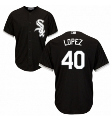 Youth Majestic Chicago White Sox 40 Reynaldo Lopez Authentic Black Alternate Home Cool Base MLB Jersey Youth Majestic Chicago White Sox 40 Reynaldo Lopez Authentic Black Alternate Home Cool Base MLB Jersey