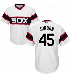 Youth Majestic Chicago White Sox 45 Michael Jordan Replica White 2013 Alternate Home Cool Base MLB Jersey Youth Majestic Chicago White Sox 45 Michael Jordan Replica White 2013 Alternate Home Cool Base MLB Jersey