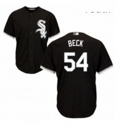 Youth Majestic Chicago White Sox 54 Chris Beck Replica Black Alternate Home Cool Base MLB Jersey Youth Majestic Chicago White Sox 54 Chris Beck Replica Black Alternate Home Cool Base MLB Jersey