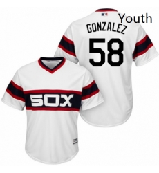 Youth Majestic Chicago White Sox 58 Miguel Gonzalez Authentic White 2013 Alternate Home Cool Base MLB Jersey Youth Majestic Chicago White Sox 58 Miguel Gonzalez Authentic White 2013 Alternate Home Cool Base MLB Jersey