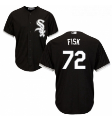 Youth Majestic Chicago White Sox 72 Carlton Fisk Replica Black Alternate Home Cool Base MLB Jersey Youth Majestic Chicago White Sox 72 Carlton Fisk Replica Black Alternate Home Cool Base MLB Jersey