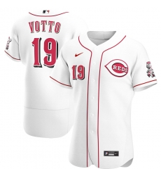 Men Cincinnati Reds 19 Joey Votto Men Nike White Home 2020 Flex Base Player MLB Jersey Men Cincinnati Reds 19 Joey Votto Men Nike White Home 2020 Flex Base Player MLB Jersey