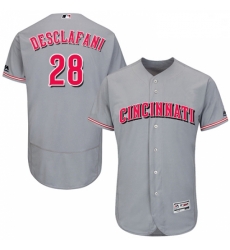 Mens Majestic Cincinnati Reds 28 Anthony DeSclafani Grey Flexbase Authentic Collection MLB Jersey Mens Majestic Cincinnati Reds 28 Anthony DeSclafani Grey Flexbase Authentic Collection MLB Jersey