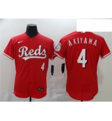 Reds 4 Shogo Akiyama Red 2020 Nike Flexbase Jersey Reds 4 Shogo Akiyama Red 2020 Nike Flexbase Jersey