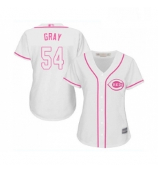 Womens Cincinnati Reds 54 Sonny Gray Replica White Fashion Cool Base Baseball Jersey Womens Cincinnati Reds 54 Sonny Gray Replica White Fashion Cool Base Baseball Jersey