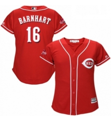 Womens Majestic Cincinnati Reds 16 Tucker Barnhart Authentic Red Alternate Cool Base MLB Jersey Womens Majestic Cincinnati Reds 16 Tucker Barnhart Authentic Red Alternate Cool Base MLB Jersey
