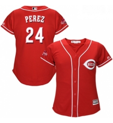 Womens Majestic Cincinnati Reds 24 Tony Perez Authentic Red Alternate Cool Base MLB Jersey Womens Majestic Cincinnati Reds 24 Tony Perez Authentic Red Alternate Cool Base MLB Jersey