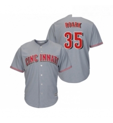 Youth Cincinnati Reds 35 Tanner Roark Replica Grey Road Cool Base Baseball Jersey Youth Cincinnati Reds 35 Tanner Roark Replica Grey Road Cool Base Baseball Jersey