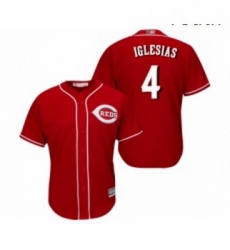 Youth Cincinnati Reds 4 Jose Iglesias Replica Red Alternate Cool Base Baseball Jersey Youth Cincinnati Reds 4 Jose Iglesias Replica Red Alternate Cool Base Baseball Jersey