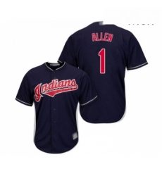 Mens Cleveland Indians 1 Greg Allen Replica Navy Blue Alternate 1 Cool Base Baseball Jersey Mens Cleveland Indians 1 Greg Allen Replica Navy Blue Alternate 1 Cool Base Baseball Jersey