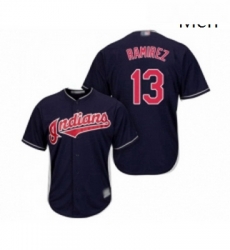Mens Cleveland Indians 13 Hanley Ramirez Replica Navy Blue Alternate 1 Cool Base Baseball Jersey Mens Cleveland Indians 13 Hanley Ramirez Replica Navy Blue Alternate 1 Cool Base Baseball Jersey