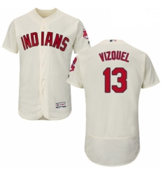 Mens Majestic Cleveland Indians 13 Omar Vizquel Cream Alternate Flex Base Authentic Collection MLB Jersey Mens Majestic Cleveland Indians 13 Omar Vizquel Cream Alternate Flex Base Authentic Collection MLB Jersey