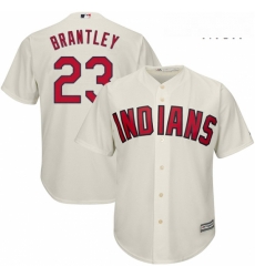 Mens Majestic Cleveland Indians 23 Michael Brantley Replica Cream Alternate 2 Cool Base MLB Jersey Mens Majestic Cleveland Indians 23 Michael Brantley Replica Cream Alternate 2 Cool Base MLB Jersey