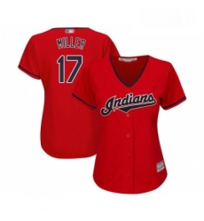 Womens Cleveland Indians 17 Brad Miller Replica Scarlet Alternate 2 Cool Base Baseball Jersey Womens Cleveland Indians 17 Brad Miller Replica Scarlet Alternate 2 Cool Base Baseball Jersey