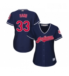 Womens Cleveland Indians 33 Brad Hand Replica Navy Blue Alternate 1 Cool Base Baseball Jersey Womens Cleveland Indians 33 Brad Hand Replica Navy Blue Alternate 1 Cool Base Baseball Jersey