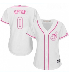 Womens Majestic Cleveland Indians 0 BJ Upton Replica White Fashion Cool Base MLB Jersey Womens Majestic Cleveland Indians 0 BJ Upton Replica White Fashion Cool Base MLB Jersey