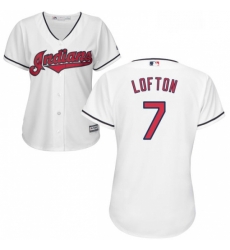 Womens Majestic Cleveland Indians 7 Kenny Lofton Authentic White Home Cool Base MLB Jersey Womens Majestic Cleveland Indians 7 Kenny Lofton Authentic White Home Cool Base MLB Jersey