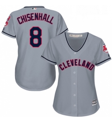 Womens Majestic Cleveland Indians 8 Lonnie Chisenhall Authentic Grey Road Cool Base MLB Jersey Womens Majestic Cleveland Indians 8 Lonnie Chisenhall Authentic Grey Road Cool Base MLB Jersey