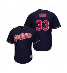 Youth Cleveland Indians 33 Brad Hand Replica Navy Blue Alternate 1 Cool Base Baseball Jersey Youth Cleveland Indians 33 Brad Hand Replica Navy Blue Alternate 1 Cool Base Baseball Jersey