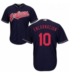 Youth Majestic Cleveland Indians 10 Edwin Encarnacion Replica Navy Blue Alternate 1 Cool Base MLB Jersey Youth Majestic Cleveland Indians 10 Edwin Encarnacion Replica Navy Blue Alternate 1 Cool Base MLB Jersey