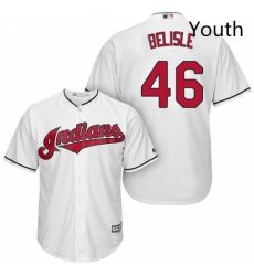 Youth Majestic Cleveland Indians 46 Matt Belisle Replica White Home Cool Base MLB Jersey Youth Majestic Cleveland Indians 46 Matt Belisle Replica White Home Cool Base MLB Jersey