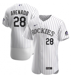 Men Colorado Rockies 28 Nolan Arenado Men Nike White Home 2020 Flex Base Player MLB Jersey Men Colorado Rockies 28 Nolan Arenado Men Nike White Home 2020 Flex Base Player MLB Jersey