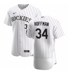 Men Colorado Rockies 34 Jeff Hoffman Men Nike White Home 2020 Flex Base Player MLB Jersey Men Colorado Rockies 34 Jeff Hoffman Men Nike White Home 2020 Flex Base Player MLB Jersey