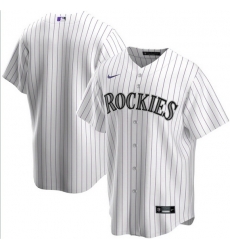 Men Colorado Rockies Nike White Blank Jersey Men Colorado Rockies Nike White Blank Jersey