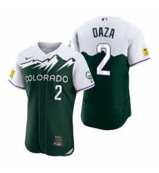 Men Nike Nike Colorado Rockies #2 Yonathan Daza City Connect Stitched Flex Base Baseball Jersey Men Nike Nike Colorado Rockies #2 Yonathan Daza City Connect Stitched Flex Base Baseball Jersey