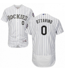 Mens Majestic Colorado Rockies 0 Adam Ottavino White Home Flex Base Authentic Collection MLB Jersey Mens Majestic Colorado Rockies 0 Adam Ottavino White Home Flex Base Authentic Collection MLB Jersey