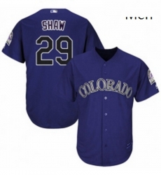 Mens Majestic Colorado Rockies 29 Bryan Shaw Replica Purple Alternate 1 Cool Base MLB Jersey Mens Majestic Colorado Rockies 29 Bryan Shaw Replica Purple Alternate 1 Cool Base MLB Jersey
