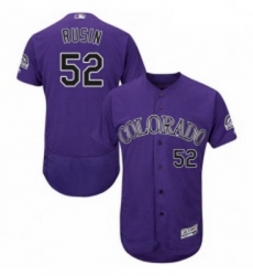 Mens Majestic Colorado Rockies 52 Chris Rusin Purple Alternate Flex Base Authentic Collection MLB Jersey Mens Majestic Colorado Rockies 52 Chris Rusin Purple Alternate Flex Base Authentic Collection MLB Jersey
