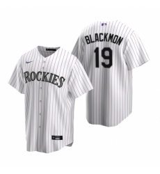 Mens Nike Colorado Rockies 19 Charlie Blackmon White Home Stitched Baseball Jerse Mens Nike Colorado Rockies 19 Charlie Blackmon White Home Stitched Baseball Jerse