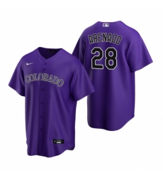 Mens Nike Colorado Rockies 28 Nolan Arenado Purple Alternate Stitched Baseball Jerse Mens Nike Colorado Rockies 28 Nolan Arenado Purple Alternate Stitched Baseball Jerse