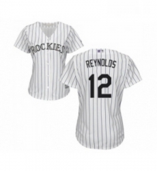 Womens Colorado Rockies 12 Mark Reynolds Replica White Home Cool Base Baseball Jersey Womens Colorado Rockies 12 Mark Reynolds Replica White Home Cool Base Baseball Jersey