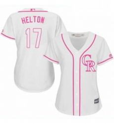 Womens Majestic Colorado Rockies 17 Todd Helton Authentic White Fashion Cool Base MLB Jersey Womens Majestic Colorado Rockies 17 Todd Helton Authentic White Fashion Cool Base MLB Jersey