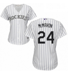 Womens Majestic Colorado Rockies 24 Ryan McMahon Replica White Home Cool Base MLB Jersey Womens Majestic Colorado Rockies 24 Ryan McMahon Replica White Home Cool Base MLB Jersey