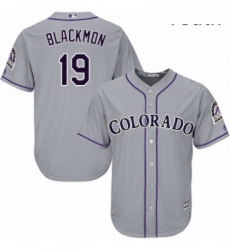 Youth Majestic Colorado Rockies 19 Charlie Blackmon Authentic Grey Road Cool Base MLB Jersey Youth Majestic Colorado Rockies 19 Charlie Blackmon Authentic Grey Road Cool Base MLB Jersey