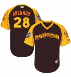 Youth Majestic Colorado Rockies 28 Nolan Arenado Authentic Brown 2016 All Star National League BP Cool Base MLB Jersey Youth Majestic Colorado Rockies 28 Nolan Arenado Authentic Brown 2016 All Star National League BP Cool Base MLB Jersey