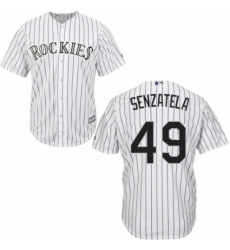 Youth Majestic Colorado Rockies 49 Antonio Senzatela Replica White Home Cool Base MLB Jersey Youth Majestic Colorado Rockies 49 Antonio Senzatela Replica White Home Cool Base MLB Jersey