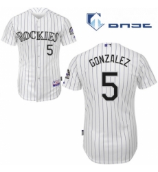 Youth Majestic Colorado Rockies 5 Carlos Gonzalez Replica White Home Cool Base MLB Jersey Youth Majestic Colorado Rockies 5 Carlos Gonzalez Replica White Home Cool Base MLB Jersey