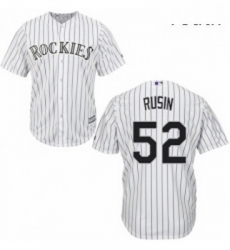 Youth Majestic Colorado Rockies 52 Chris Rusin Authentic White Home Cool Base MLB Jersey Youth Majestic Colorado Rockies 52 Chris Rusin Authentic White Home Cool Base MLB Jersey