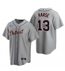 Men Detroit Tigers 13 Eric Haase Grey Cool Base Stitched Jersey Men Detroit Tigers 13 Eric Haase Grey Cool Base Stitched Jersey
